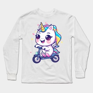 Happy unicorn Long Sleeve T-Shirt